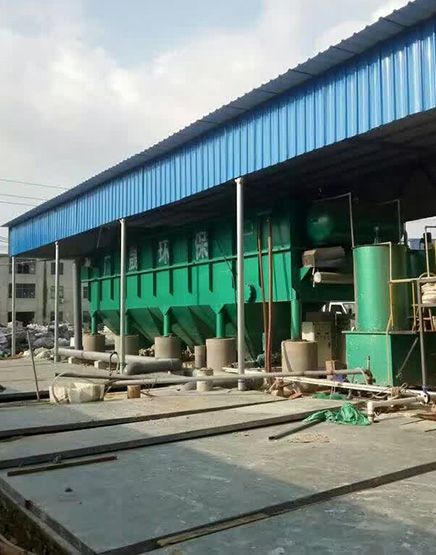 部分畜牧業污水處理施工現場