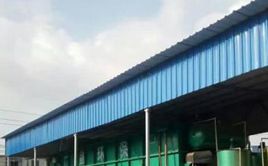 部分畜牧業污水處理施工現場